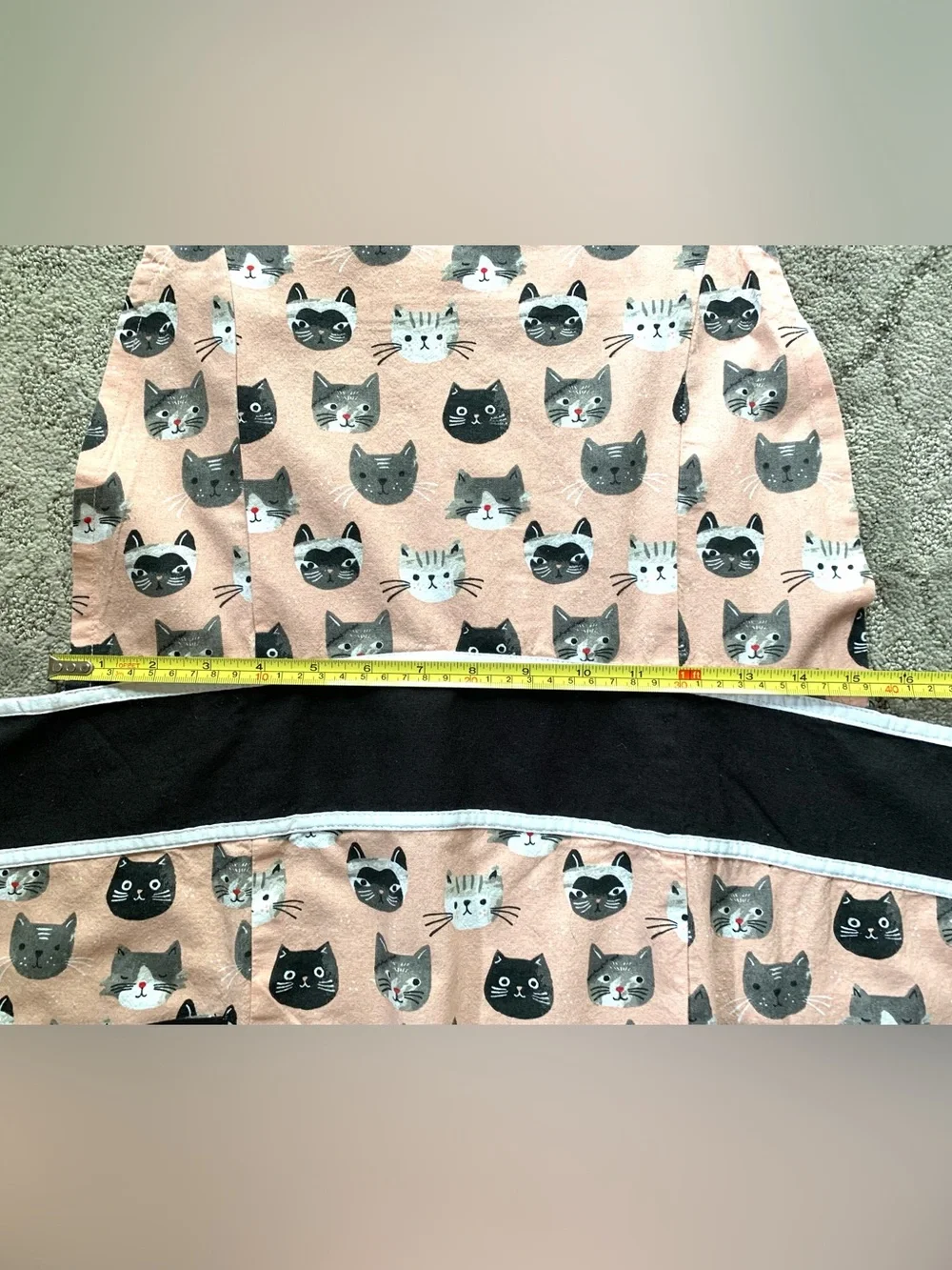 Cute Cats Vintage-Style Apron with Pockets